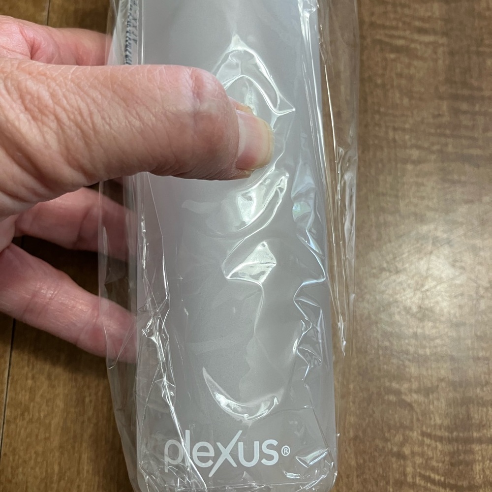 Clear plastic Thermos Water Bottle for on the go - NEW